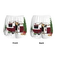 thumbnail image 5 of Fotbe Vintage Buffalo Plaid Christmas Camper Womens High Waist Running Shorts Athletic Workout Quick Dry Shorts for Women with Pockets Gym Yoga Summer Shorts-Small, 5 of 9