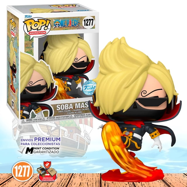 Funko Pop Sanji Soba Mascara #1277 One Piece Anime Manga Original