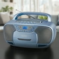 thumbnail image 5 of Jensen Bluetooth MP3 Boombox, Blue, CD-590-BL, 5 of 6