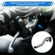 thumbnail image 3 of Palancas de freno y embrague cortas y largas para Yamaha YZF R1 2002-2003, palanca de freno ajustable de motocicleta, aleación de aluminio, mango tono plateado con extremo negro, 3 of 6