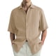 thumbnail image 2 of Hawaiian Shirt For Men, Men's Vintage Button Down Bowling Shirts Short Sleeve Summer Beach Shirt 2XL, 2 of 4