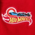 thumbnail image 4 of Hot Wheels Boys Bomber Jacket Graphic Fleece Stand Collar Red Outerwear Varsity Jacket Sizes 3-10, 4 of 8