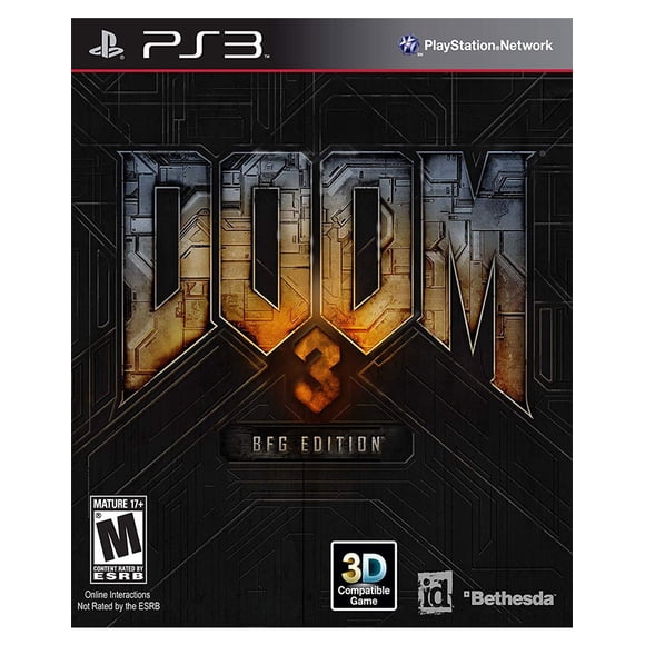 VIDEOJUEGO PS3 DOOM 3 BFG EDITION PLAY STATION 3 FORMATO FISICO