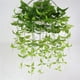 thumbnail image 5 of Bewildely Planta colgante Artificial, guirnalda de hojas de plástico, planta montada en la pared para el hogar, vid Plantas Artificiales, 5 of 6