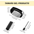 thumbnail image 3 of Exprimidor de Ajos, Prensa de Ajo Manual, Triturador de Ajo Acero Inoxidable con Mango Cómodo, Aplastador de Ajos con Pelador de Ajos de Silicona y Cepillo para Limpieza, Garlic Press, Negro, 3 of 4