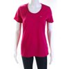 Pre-owned|Escada Sport Womens Short Sleeve Scoop Neck Tee Shirt Pink Cotton Size Medium