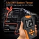 thumbnail image 2 of Probador de BateríA de Coche 12V 24V Automotriz Analizador de BateríA AutomáTico Digital Herramienta de DiagnóStico de BateríA Precisa, 2 of 7