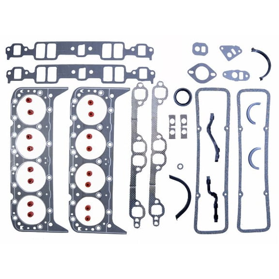 Full Gasket Set for 59-85 GM/Chevrolet 283 307 327 350 with 2-Piece Rear Main Seal