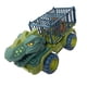 thumbnail image 2 of Camión de transporte de dinosaurios, juego de vehículo transportador agrandado, juego de juguete con 3 figuras de dinosaurio, huevo de árbol para niños, tiranosaurio, 2 of 13