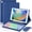 Navy Blue Mouse, variant on Magnetic Keyboard Mouse Combo Case with RGB Backlight Keypad & Stylus Slot for iPad 5/6 Gen, Air 1/2, Pro 9.7" 2017/2018,Black Mouse