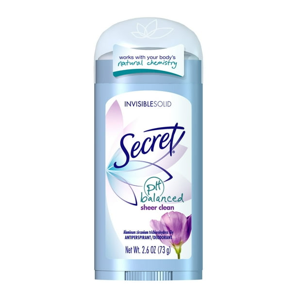 Secret® pH Balanced Sheer Clean Invisible Solid Antiperspirant