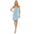 thumbnail image 1 of TowelSelections Women's Wrap Adjustable Cotton Terry Spa Shower Bath Gym Cover Up XX-Large Blue Glow, 1 of 4