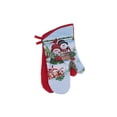 thumbnail image 1 of Christmas Oven Mitts 2Pcs Snowman Couple - Ensemble De 2, 1 of 2