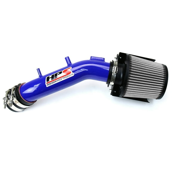 HPS Performance Blue Cold Air Intake Kit Compatible for 2003-2007 Honda Accord 2.4L with MAF, 827-173BL