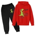 thumbnail image 1 of LUOGENLI Autumn and Winter Children's Hoodie Pullover Set Popular Printed Hoodie Set on Underwear Casual Cute Printed Long Sleeve Outfits for Boys 2025 under 20 9-10 Years, 1 of 2