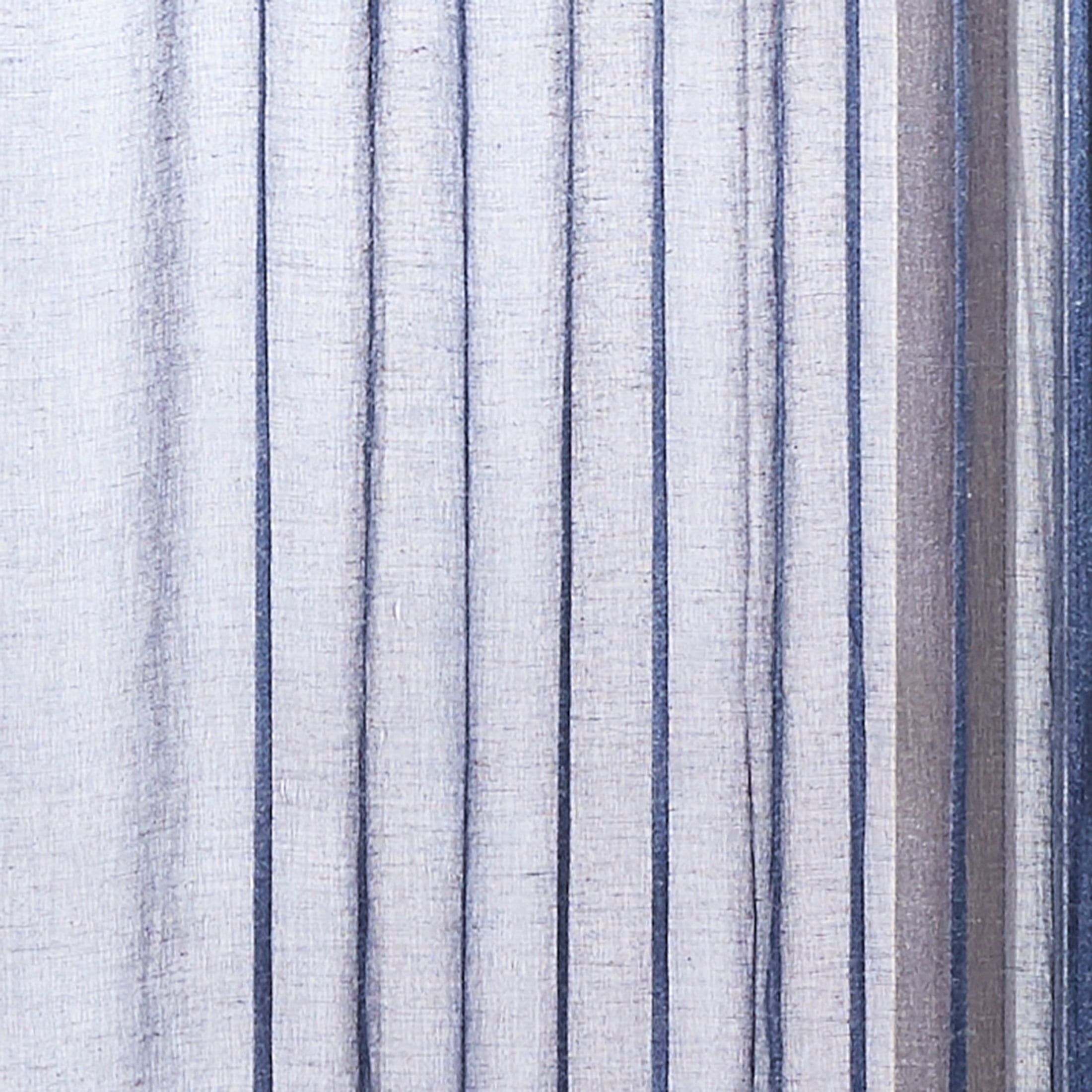 Better Homes & Gardens Solid Fringe Rod Pocket Curtain, Single Panel, Washed Indigo, 50 in W x 84 in L