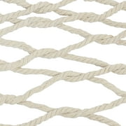 Sunnydaze 2-Person Cotton Rope Spreader Bar Hammock, 450 lb Capacity - Natural