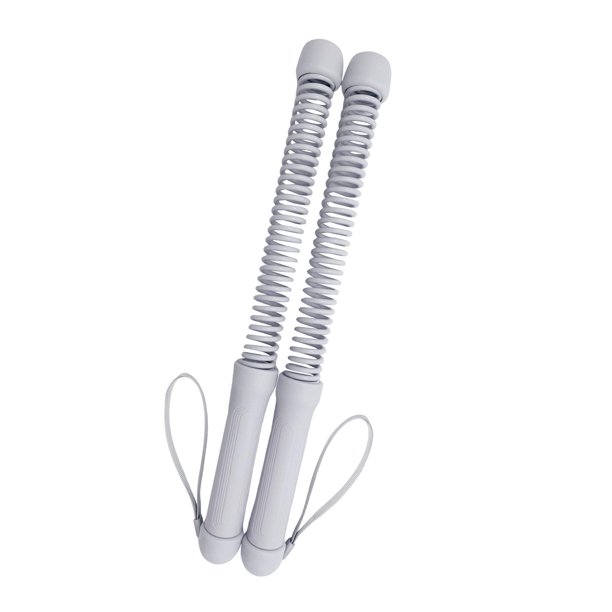 Battle Ropes Sticks para el equipo de acondicionamiento físico para adultos con mango sin deslizamiento Gris