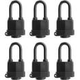 thumbnail image 6 of Bealkimm Heavy Duty Covered Laminated Steel Keyed Padlocks, Keyed Alike Locks, Waterproof Padlock for Outdoor use, 1-9/16 inch Wide Body, Long Shackle-Pack of 30, 6 of 8