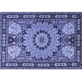 thumbnail image 1 of Ahgly Company Indoor Rectangle Persian Blue Traditional Area Rugs, 2' x 4', 1 of 4