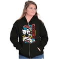 thumbnail image 4 of Popeye Kanji High Speed Racecar Unisex Plus Size Zip Hoodie Brisco Brands 3X, 4 of 5