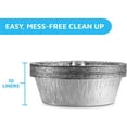 thumbnail image 7 of MontoPack Disposable Aluminum Foil Bundt Pans 10 Pack Cake & Pastry Tins, 7 of 7