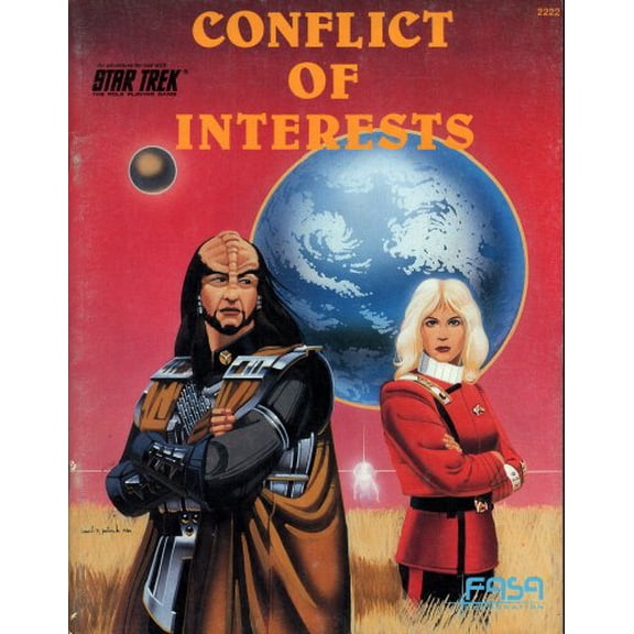 Pre-Owned Conflict of Interests/Klingon Intelligence Briefing (Star Trek RPG 2-book set), 9780931787485, 0931787483, Paperback,