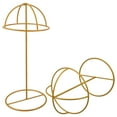 thumbnail image 3 of Pungan cap holder 2pcs Hat Display Stands Hat Holder Metal Hat Storage Stand Hat Storage Stand,14.17"X6.3"X6.3", 3 of 10