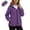 Z5-Purple-frostluinai hooded women raincoat, variant on Frostluinai Women's Waterproof Rain Jacket Lightweight Raincoat Hooded Windbreaker Trench Coat Full Zip Oversized Rain Jacket with Pockets