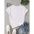 thumbnail image 2 of Fashionable Eye Print T-Shirt - Lightweight Crew Neck, Short Sleeve - Perfect for Spring & Summer - Womens Casual Wardrobe Staple, 2 of 5