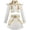 White, variant on Halloween Costume Pop Singer Costume Stage Performance Outfit Top with Accessories 5-Piece Set Singer Costume Cosplay Costume Fancy Dress