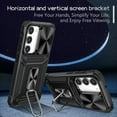 thumbnail image 5 of Allytech for Samsung Galaxy S23 Case with Camera Lens Protector, Full Body Shockproof Rugged Hybrid PC TPU Bumper Kickstand Slim Case Phone Cover for Samsung Galaxy S23 - Black, 5 of 10
