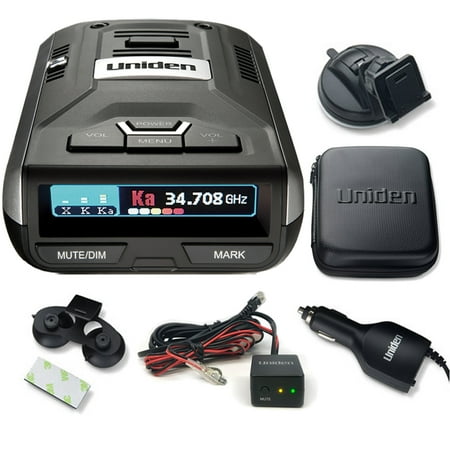 Short Range Radar - Uniden R3 Extreme Long Range Radar Laser Detector with GPS and Hardwire Kit