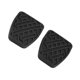thumbnail image 3 of Almohadilla de pedal de embrague de freno, 1 par de cubiertas de almohadilla de pedal de embrague de freno de goma automática negro para Qashqai 2007-2016 46531JD00A, 3 of 14