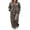 Apricot Leopard Print, variant on Womens 2 Piece Silk Satin Pajama Set Long Sleeve Lounge Sets Button Down Shirts and Pants PJs Soft Sleepwear Sets Pink Leopard