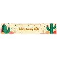 thumbnail image 3 of LUUFILx Adios to My 40's Backdrop Cactus Banner Party Supplies Retirement Celebration Birthday Decorations Background Photography Props Decors, 3 of 7