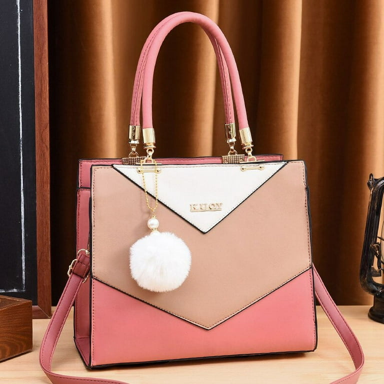 PIKADINGNIS Elegant Women Handbag Designer Handbags V shaped Design At The Top Tote Bag High Quality Shoulder Bag Crossbody Bags for Women