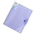 thumbnail image 3 of Miangastore 20 Pages Transparent File Folder Examination Paper Storage Clip for A3 Report Display Cover Organizer Binder (Purple), 3 of 8