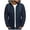 Navy#6, variant on Brilliant 3Xl Mens Shirts Big and Tall Men Solid Casual Thicken Hooded Zipper Youthful Vitality Cotton-padded Jacket Clearance Clothes under $5.00