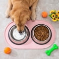 thumbnail image 6 of Oval Pet Feeding Mat, Waterproof Raised Edge Bowl Placemat, Non Slip Spill Proof Food and Water Tray for Dogs and Cats, Washable Floor Protector, 6 of 6