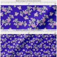 thumbnail image 2 of Soimoi Cotton Cambric Fabric Leaves, & Rose Floral Printed Fabric 1 Yard 42 Inch Wide, 2 of 7