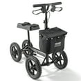 thumbnail image 1 of VEVOR Trottinette Pliable pour Genoux, Marchette pour Genoux en Aluminium Orientable avec Guidon et Genouillère à Hauteur Réglable, Roues Tout-Terrain de 12 Pouces, Freins Doubles, Trottinette de Récupération pour Jambes Cassées, Blessures à la Cheville et au Pied, 350 Lb, 1 of 9