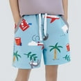 thumbnail image 2 of MEZZALL Toddler Girls Boys Kids Sport Cartoon Prints Casual Shorts Fashion Beach Cargo Pants Shorts, Sky Blue, 1-2 Years, 2 of 8