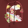 thumbnail image 2 of Junior's Strawberry Shortcake Rainbow Slide Adventure  Cowl Neck Sweatshirt, 2 of 3