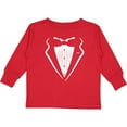 thumbnail image 3 of Inktastic Tuxedo Boys Long Sleeve Toddler T-Shirt, 3 of 5