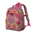 thumbnail image 4 of Mandala Cosmic Spiritual Spirituality School Backpack Adjustable Padded Straps Chest Strap Large Capacity Water-Resistant Backpack, 4 of 5