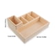 thumbnail image 2 of Wooden Storage Divider Box for Tabletop Organization with Compartments, 2 of 4