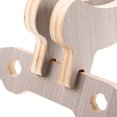 thumbnail image 3 of OULII Parking Bike Stand Grey Wood Storage Sleek Bicycle Storage Area 1Pack, 3 of 8