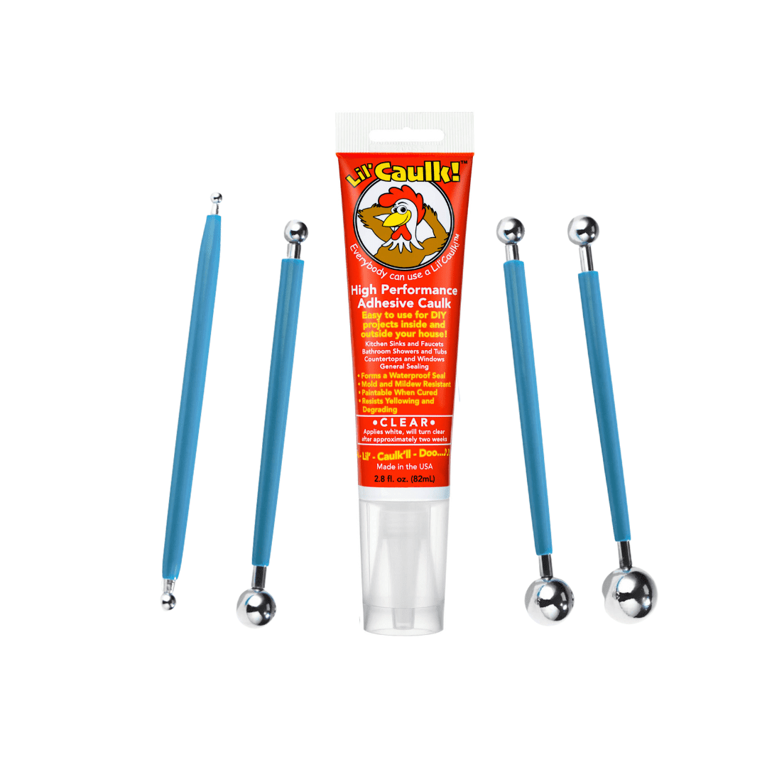 Lil' Caulk Clear Silicone Acrylic Latex and Caulking Balls (Whole