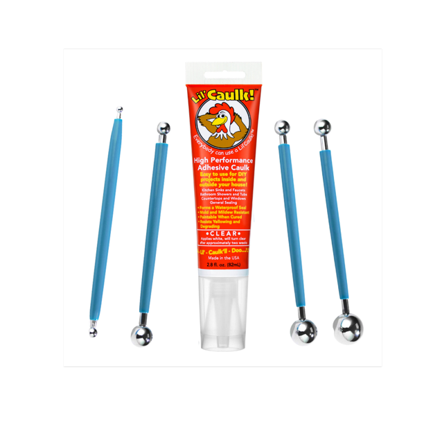 Lil' Caulk Clear Silicone Acrylic Latex and Caulking Balls (Whole